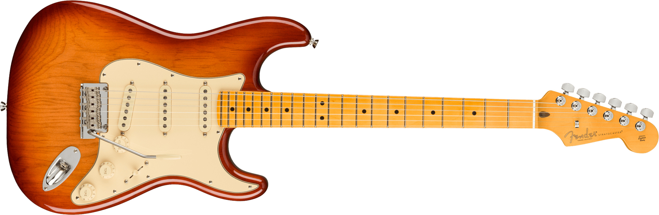 Fender Strat American Professional Ii Usa Mn - Sienna Sunburst - Elektrische gitaar in Str-vorm - Main picture