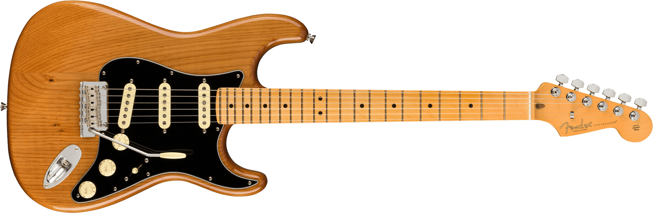 Fender Strat American Professional Ii Usa Mn - Roasted Pine - Elektrische gitaar in Str-vorm - Main picture