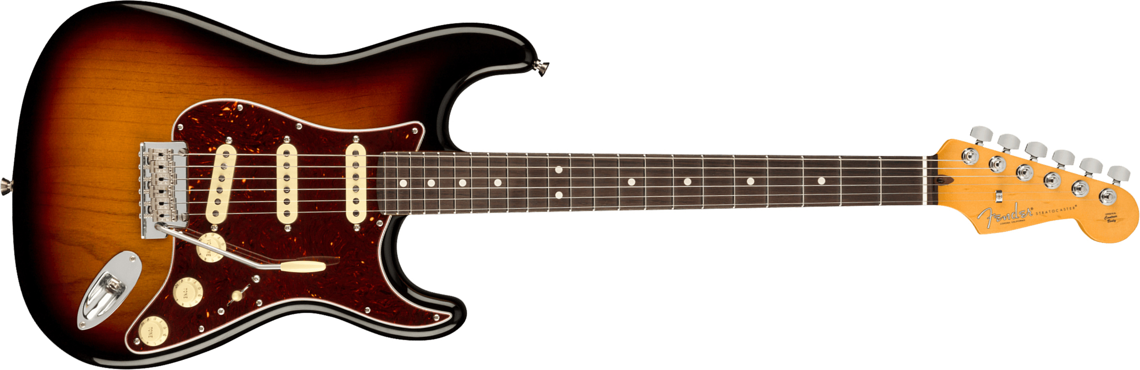Fender Strat American Professional Ii Usa Rw - 3-color Sunburst - Elektrische gitaar in Str-vorm - Main picture