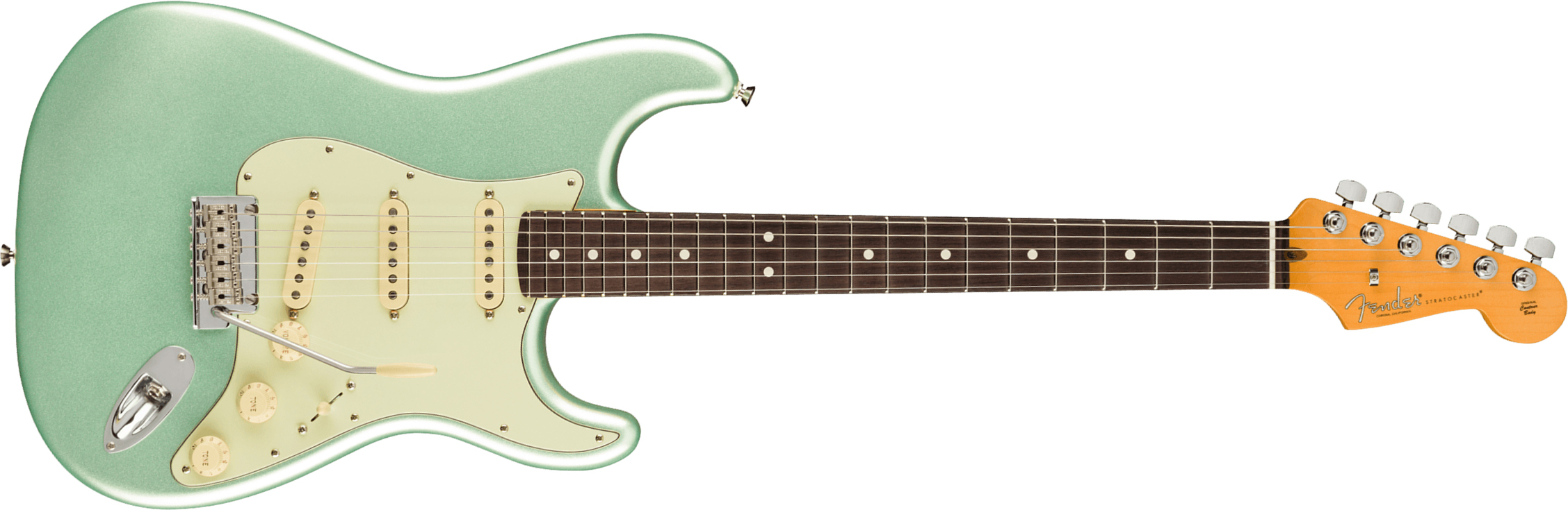 Fender Strat American Professional Ii Usa Rw - Mystic Surf Green - Elektrische gitaar in Str-vorm - Main picture