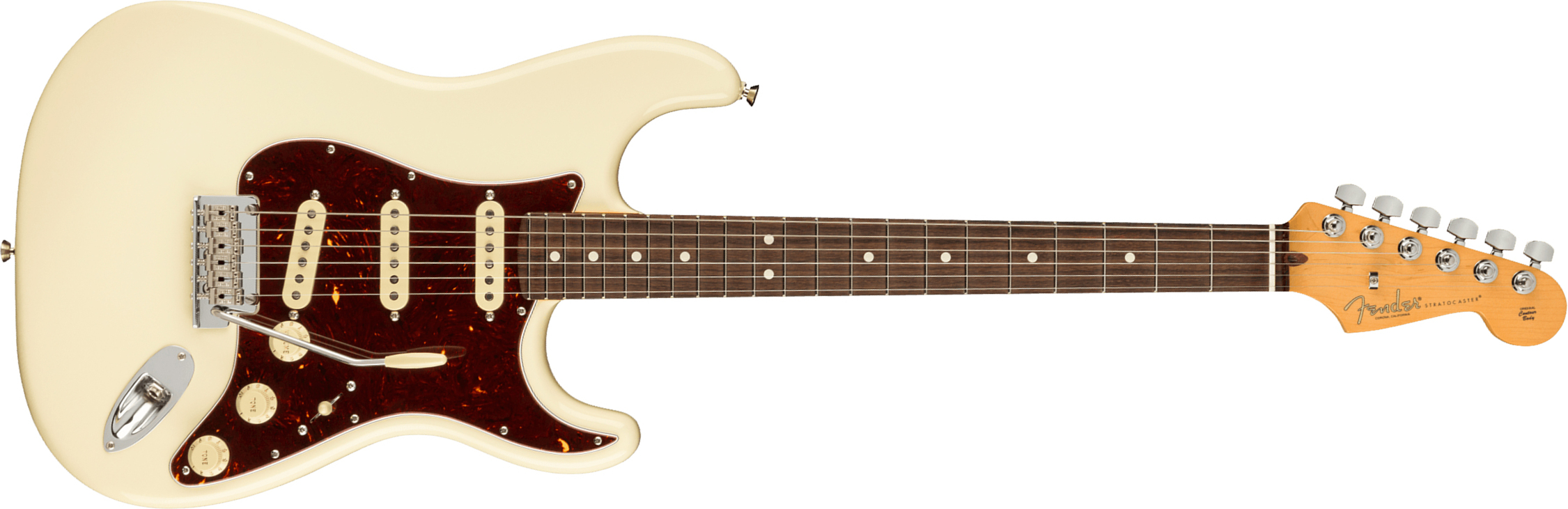 Fender Strat American Professional Ii Usa Rw - Olympic White - Elektrische gitaar in Str-vorm - Main picture