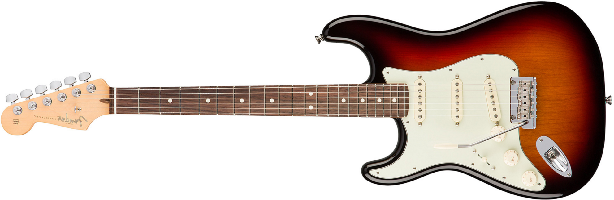 Fender Strat American Professional Lh Usa Gaucher 3s Rw - 3-color Sunburst - Linkshandige elektrische gitaar - Main picture