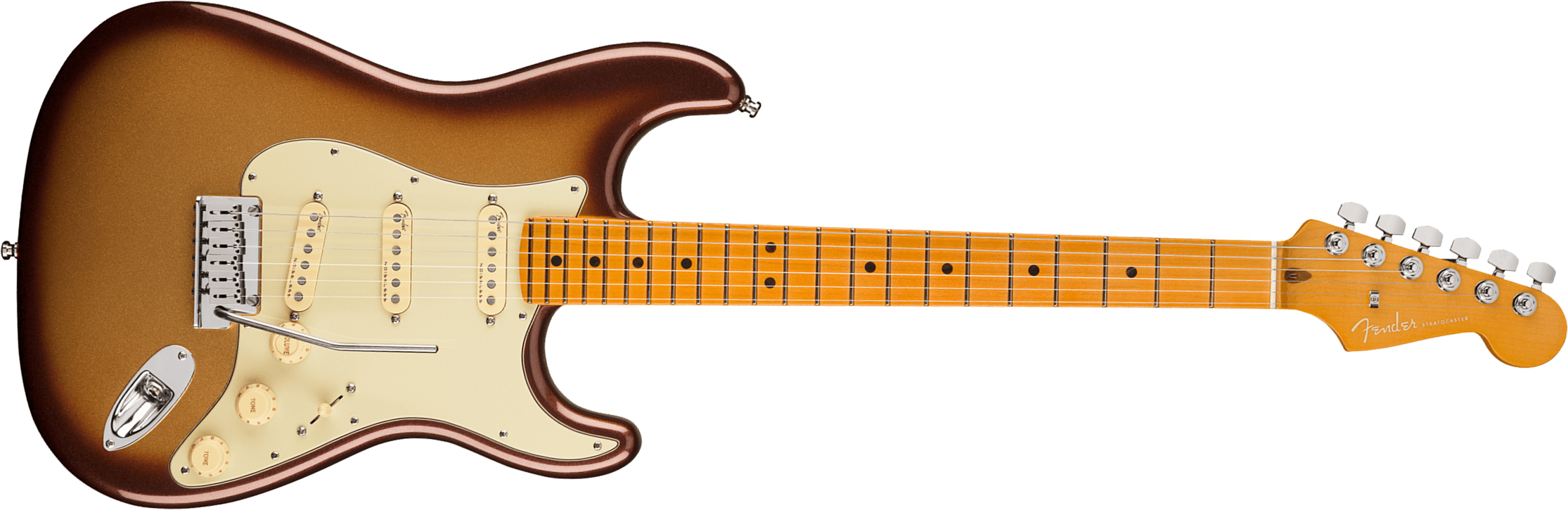 Fender Strat American Ultra 2019 Usa Mn - Mocha Burst - Elektrische gitaar in Str-vorm - Main picture