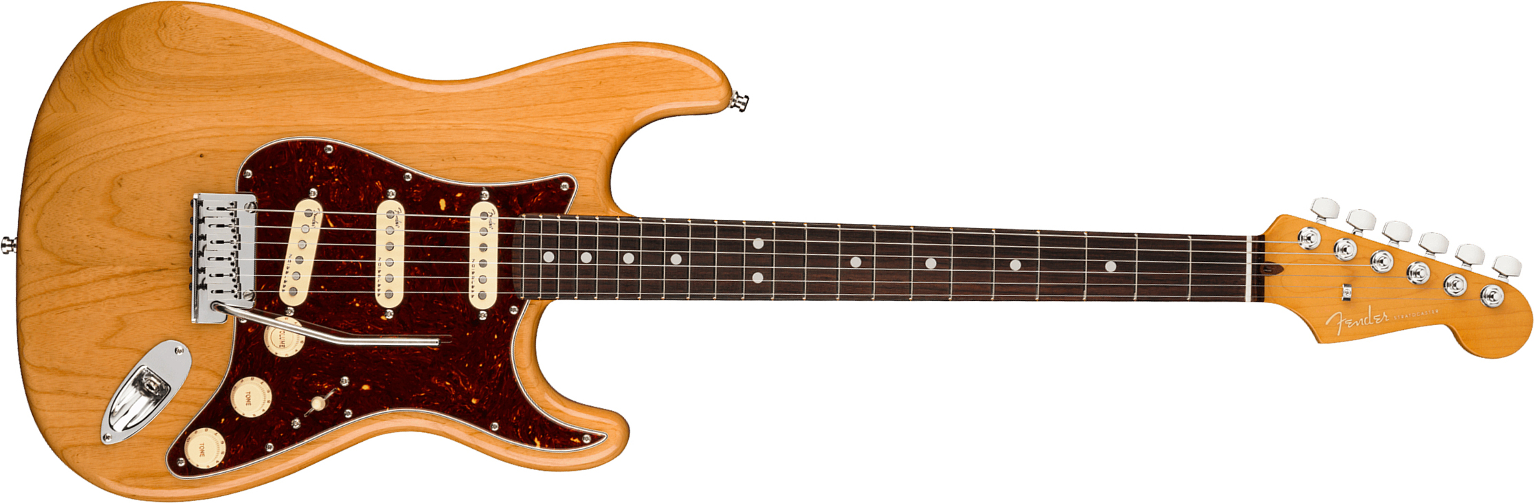 Fender Strat American Ultra 2019 Usa Rw - Aged Natural - Elektrische gitaar in Str-vorm - Main picture