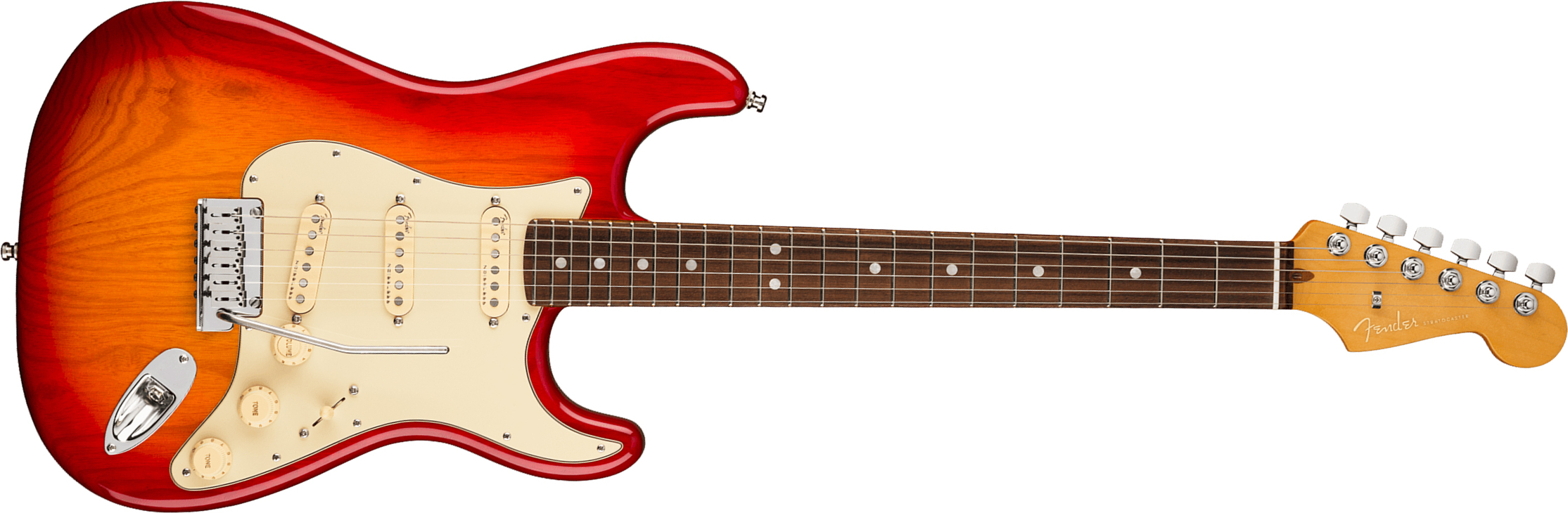 Fender Strat American Ultra Hss 2019 Usa Mn - Plasma Red Burst - Elektrische gitaar in Str-vorm - Main picture
