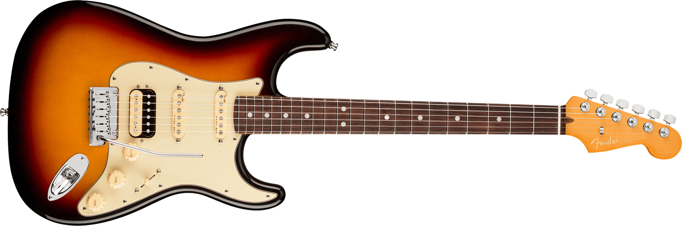 Fender Strat American Ultra Hss 2019 Usa Rw - Ultraburst - Elektrische gitaar in Str-vorm - Main picture