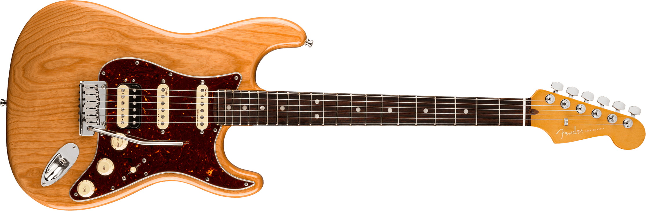 Fender Strat American Ultra Hss 2019 Usa Rw - Aged Natural - Elektrische gitaar in Str-vorm - Main picture