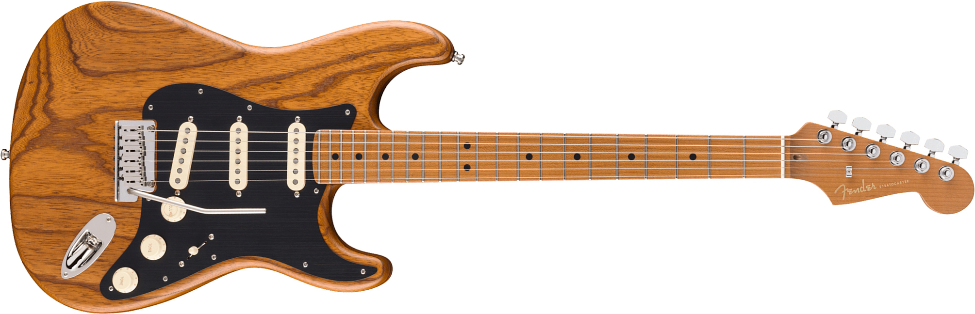 Fender Strat American Ultra Ii Ltd Usa 3s Custom Shop Trem Mn - Natural - Elektrische gitaar in Strat vorm - Main picture