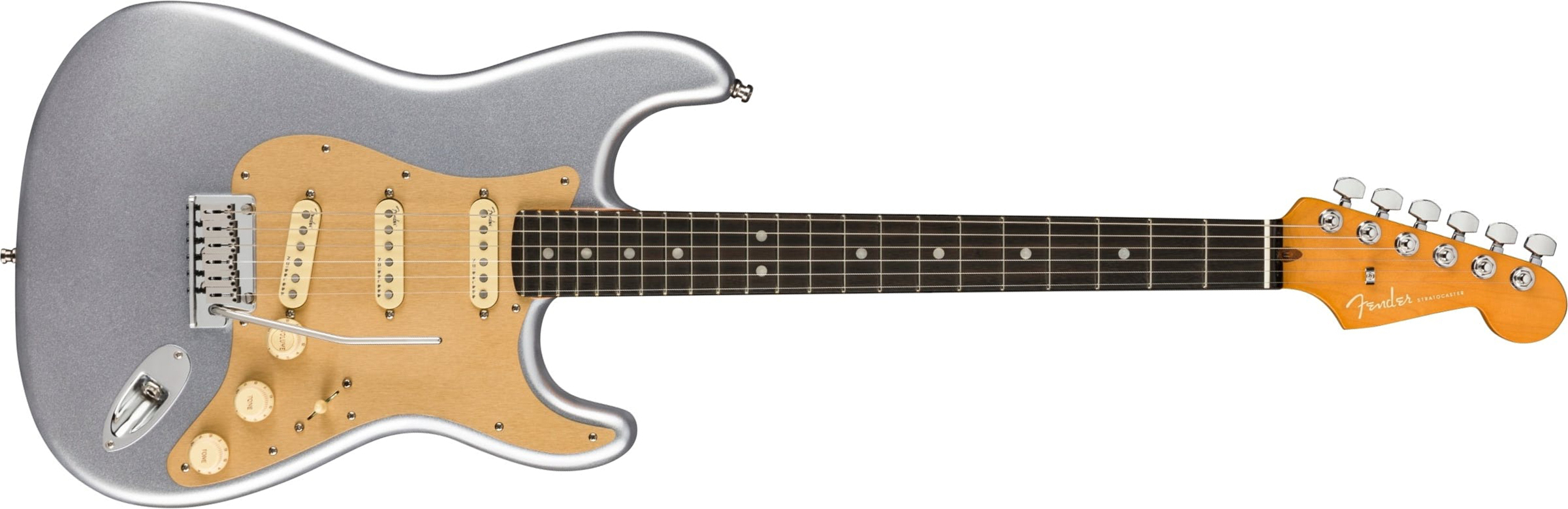 Fender Strat American Ultra Ltd Usa 3s Trem Eb - Quicksilver - Elektrische gitaar in Str-vorm - Main picture