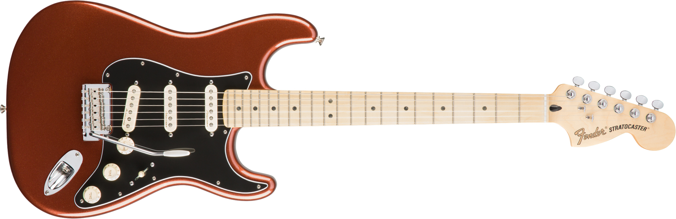 Fender Strat Deluxe Roadhouse Mex Mn - Classic Copper - Elektrische gitaar in Str-vorm - Main picture