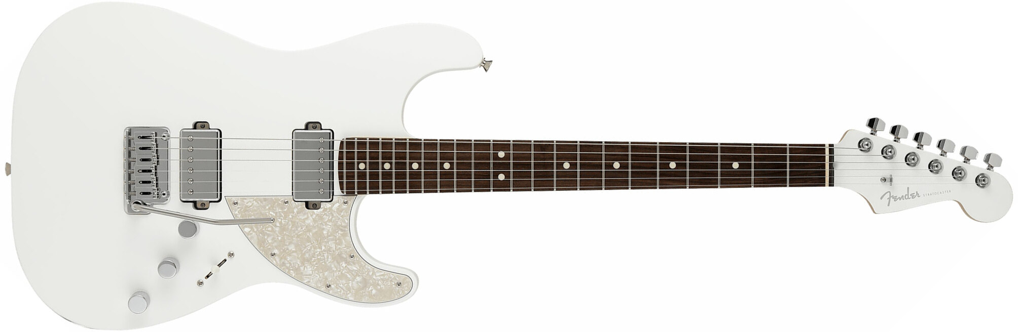 Fender Strat Elemental Mij Jap 2h Trem Rw - Nimbus White - Elektrische gitaar in Str-vorm - Main picture