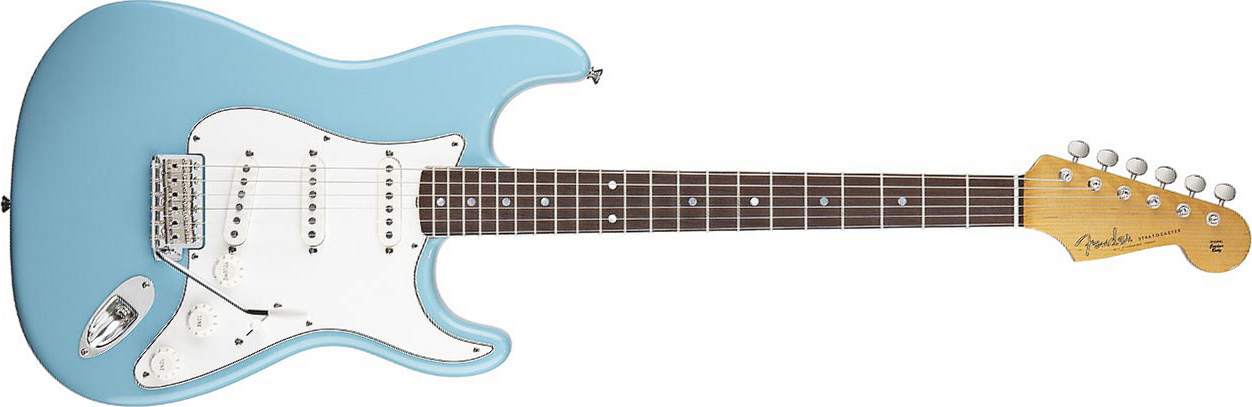 Fender Strat Eric Johnson Usa Sss Rw - Tropical Turquoise - Elektrische gitaar in Str-vorm - Main picture