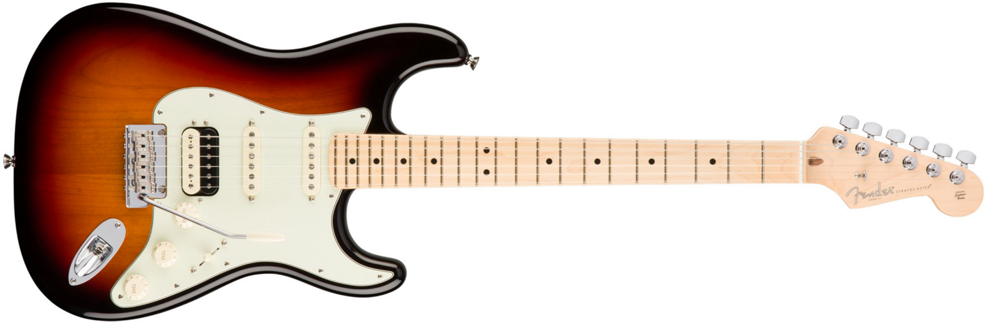 Fender Strat Hss Shawbucker American Professional Usa Mn - 3-color Sunburst - Elektrische gitaar in Str-vorm - Main picture