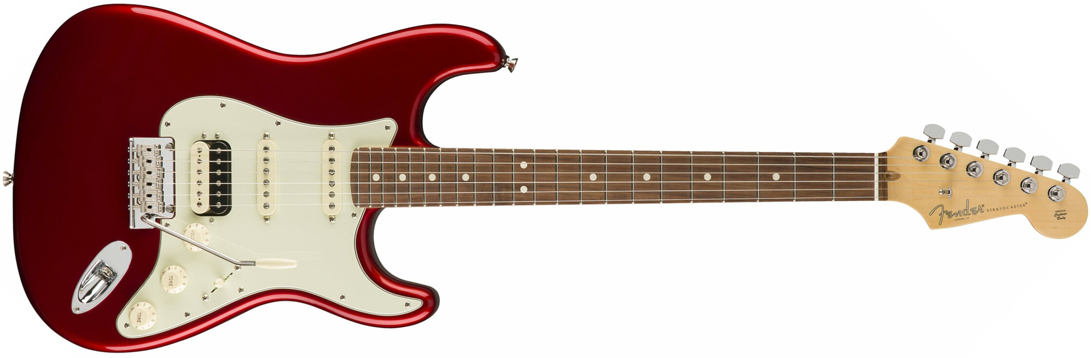 Fender Strat Hss Shawbucker American Professional Usa Rw - Candy Apple Red - 12-snarige elektrische gitaar - Main picture