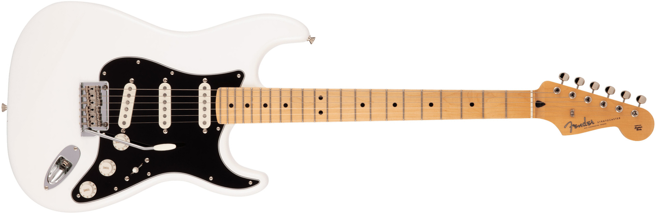 Fender Strat Hybrid Ii Mij Jap 3s Trem Mn - Arctic White - Elektrische gitaar in Str-vorm - Main picture