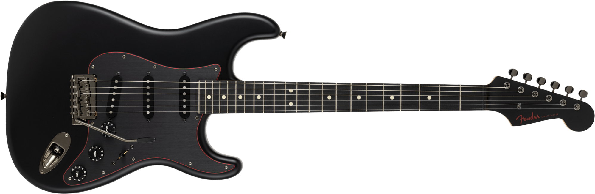 Fender Strat Hybrid Ii Mij Ltd Jap 3s Trem Rw - Black - Elektrische gitaar in Strat vorm - Main picture