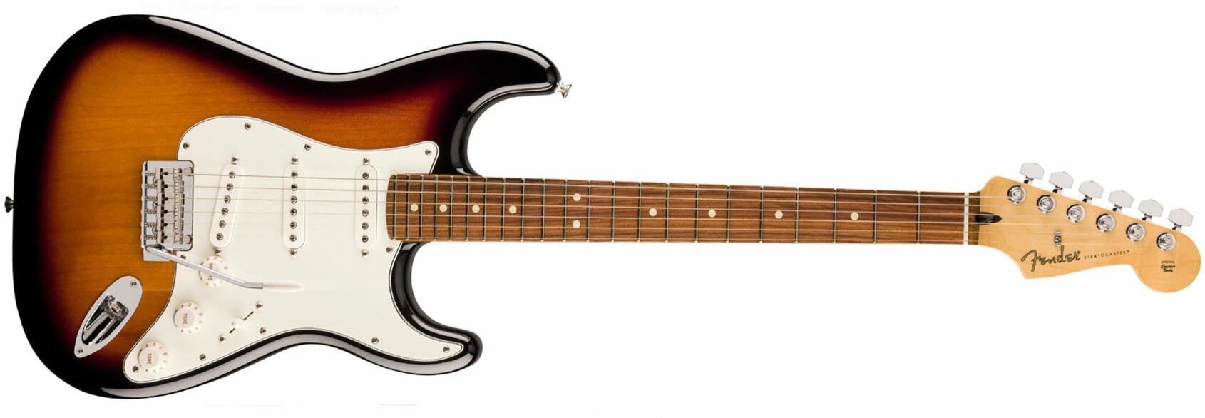 Fender Strat Player 70th Anniversary 3s Trem Pf - 2-color Sunburst - Elektrische gitaar in Str-vorm - Main picture