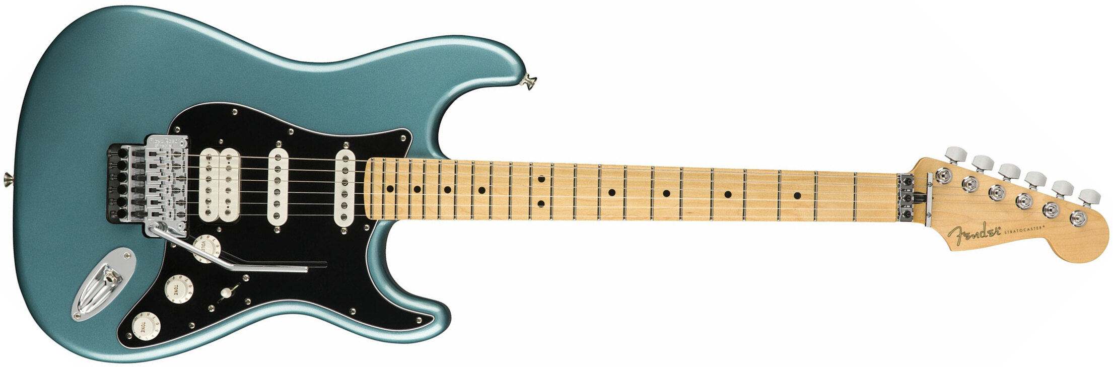 Fender Strat Player Floyd Rose Mex Hss Fr Mn - Tidepool - Elektrische gitaar in Str-vorm - Main picture
