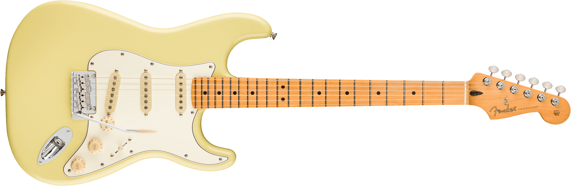 Fender Strat Player Ii Mex Aulne 3s Trem Mn - Hialeah Yellow - Elektrische gitaar in Str-vorm - Main picture