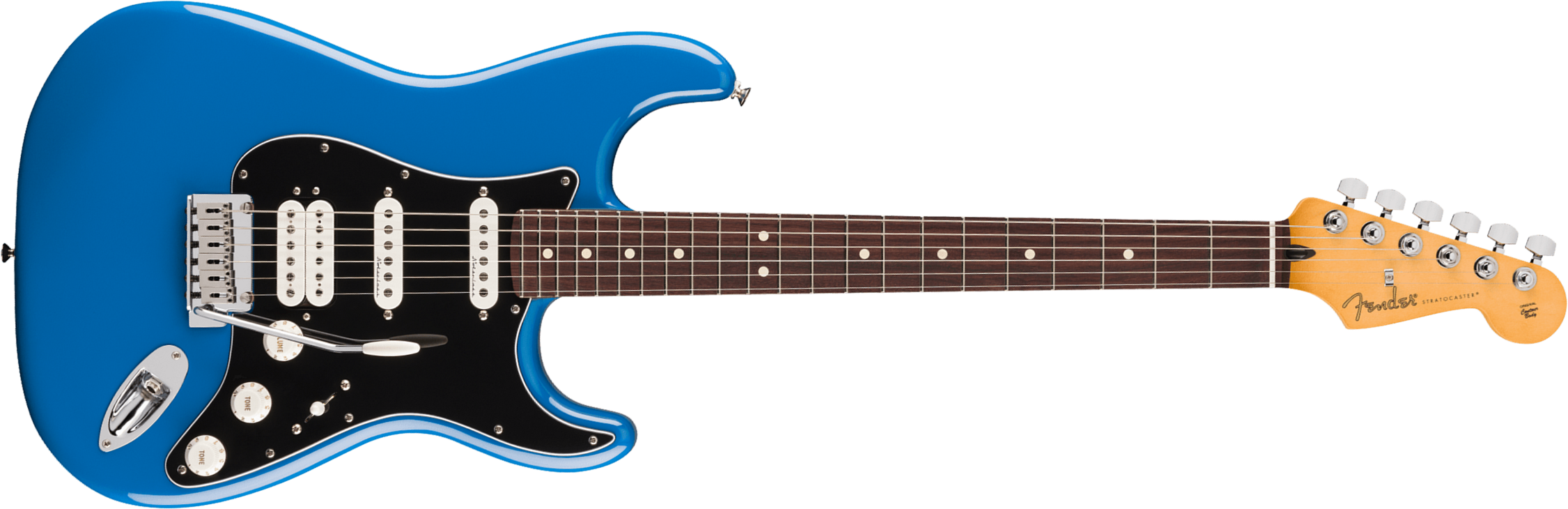 Fender Strat Player Ii Modified Mex Hss Trem Rw - Electric Blue - Elektrische gitaar in Str-vorm - Main picture