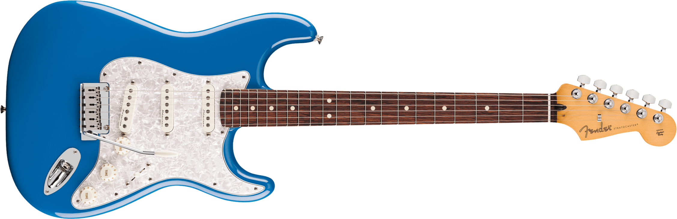 Fender Strat Player Ii Modified Mex 3s Trem Rw - Electric Blue - Elektrische gitaar in Str-vorm - Main picture