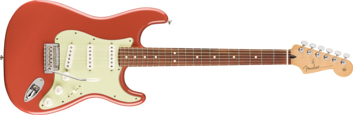 Fender Strat Player Ltd Mex 3s Trem Pf - Fiesta Red - Elektrische gitaar in Str-vorm - Main picture