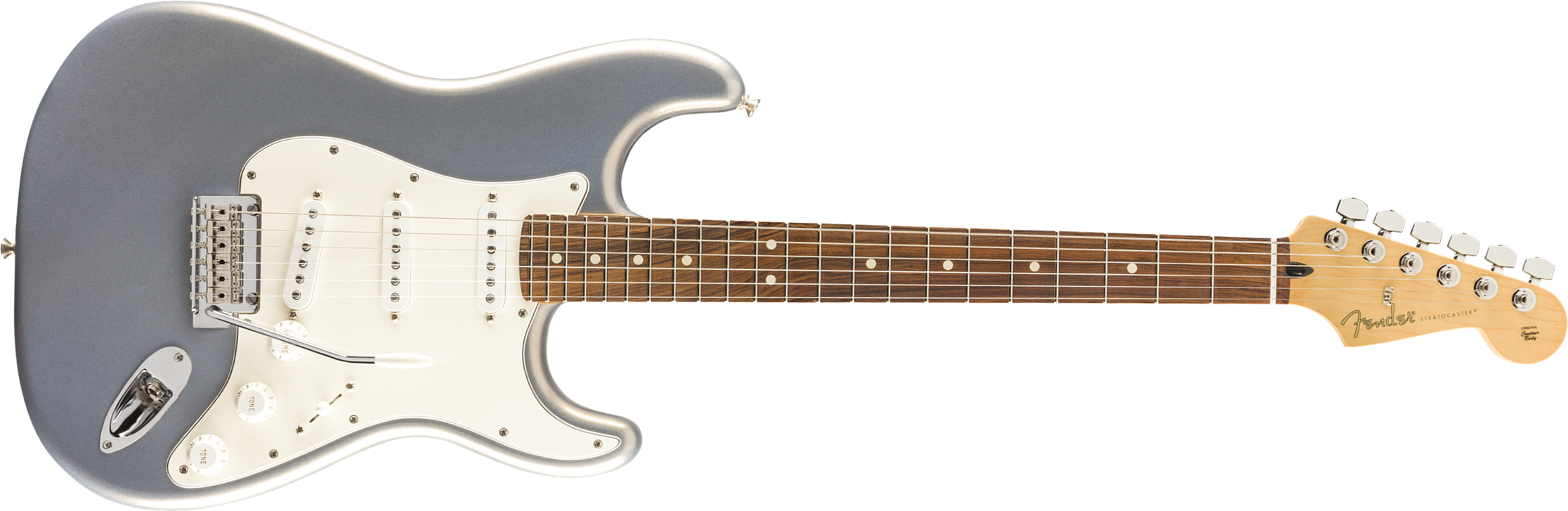 Fender Strat Player Mex 3s Trem Pf - Silver - Elektrische gitaar in Str-vorm - Main picture
