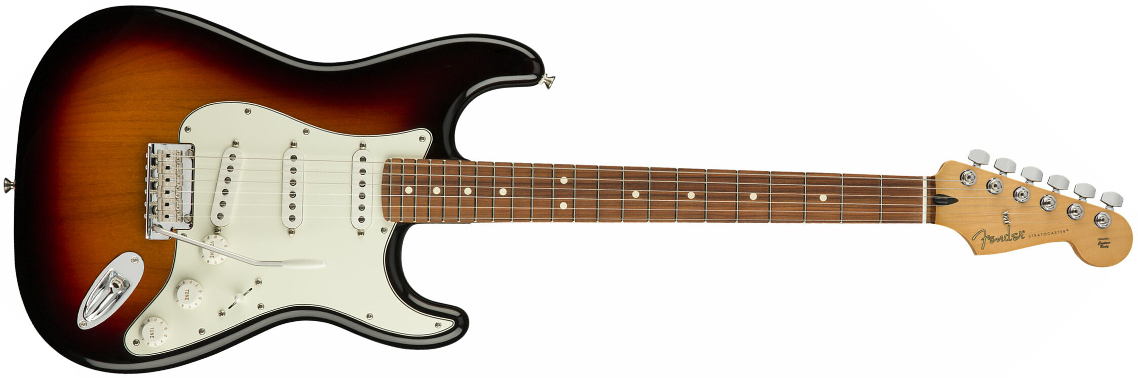 Fender Strat Player Mex Sss Pf - 3-color Sunburst - Elektrische gitaar in Str-vorm - Main picture