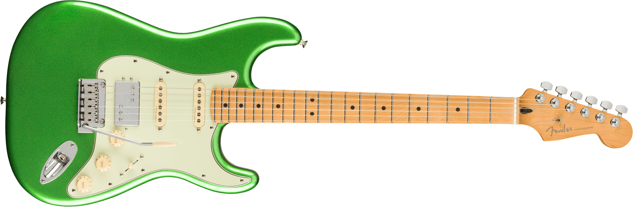 Fender Strat Player Plus Mex Hss Trem Mn - Cosmic Jade - Elektrische gitaar in Str-vorm - Main picture