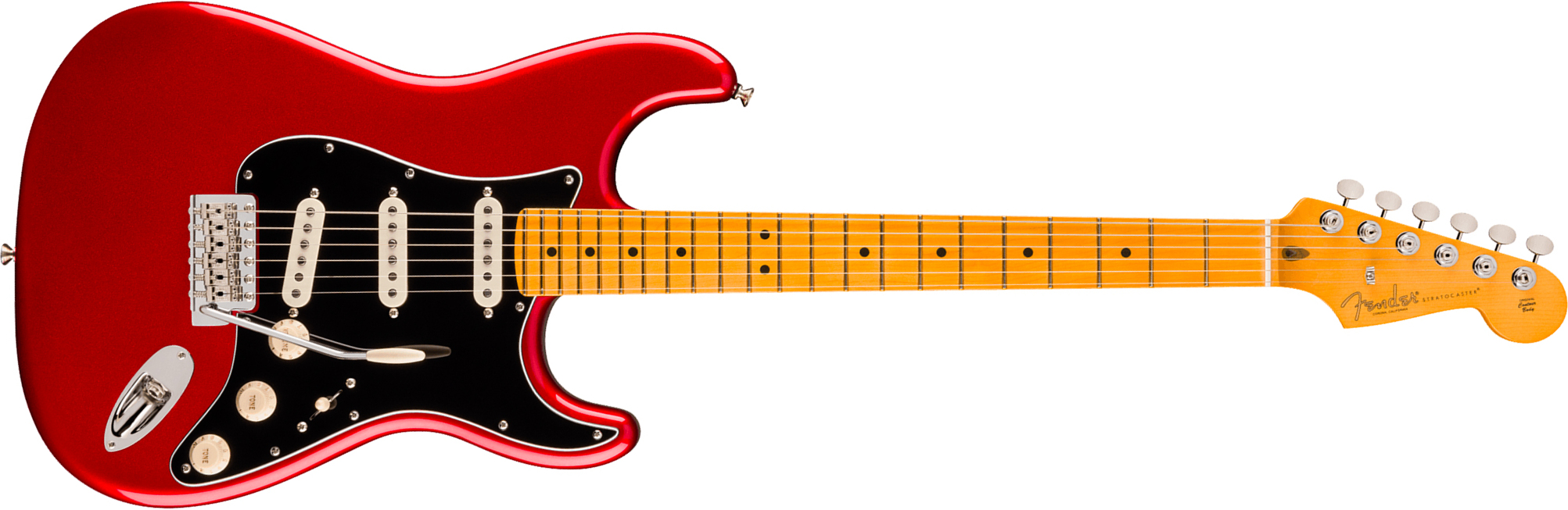 Fender Strat Silent System American Pro. Classic Ltd Usa 3s Trem Mn - Candy Apple Red - Elektrische gitaar in Strat vorm - Main picture