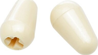 Fender Stratocaster Switch Tips - Aged White - Toggle cap - Main picture