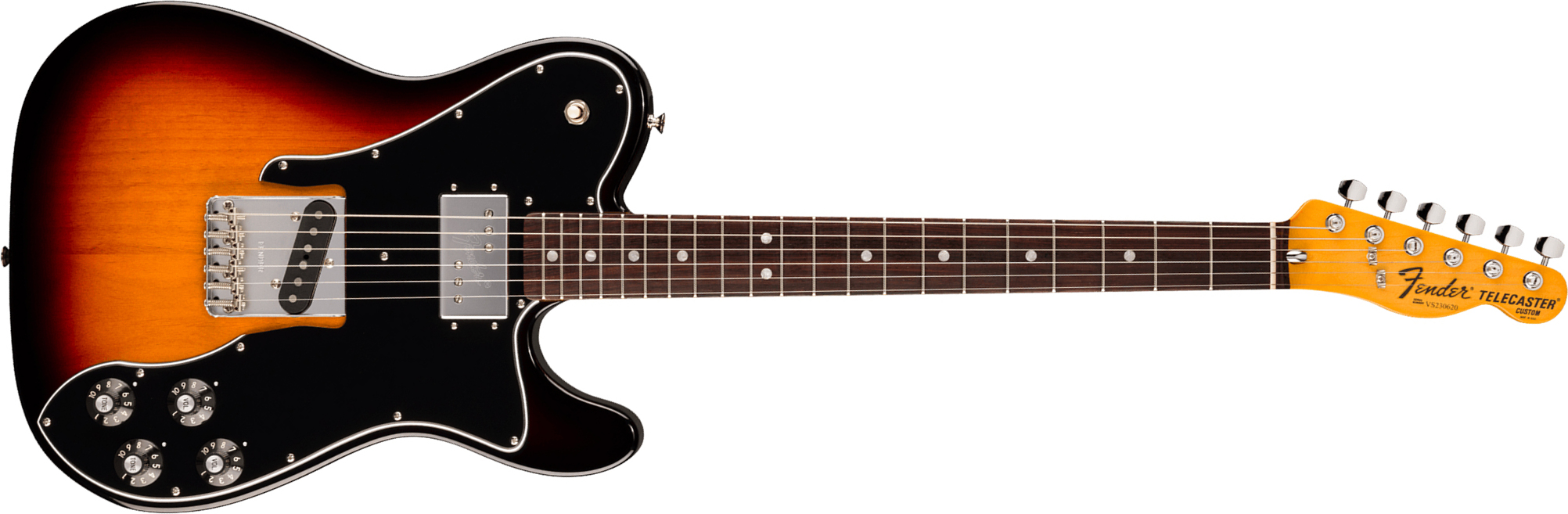 Fender Tele 1977 Custom American Vintage Ii Usa Ht Sh Rw - 3-color Sunburst - Televorm elektrische gitaar - Main picture
