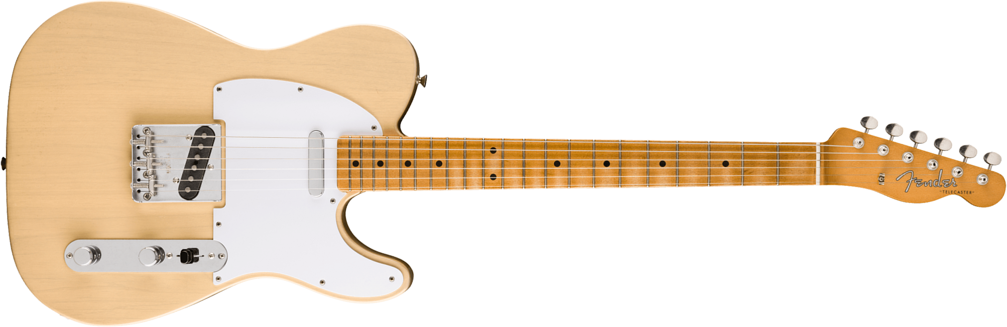 Fender Tele 60s Road Worn Vintera 2 Ltd Mex 2s Ht Mn - Blonde - Televorm elektrische gitaar - Main picture