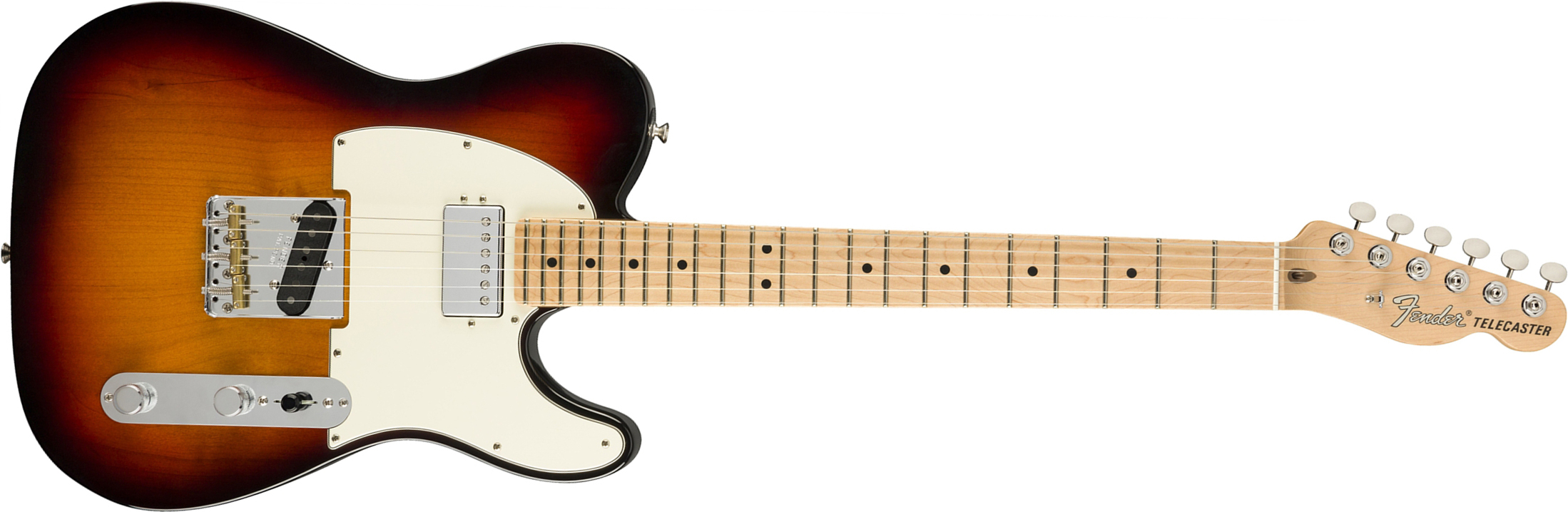 Fender Tele American Performer Hum Usa Sh Mn - 3-color Sunburst - Televorm elektrische gitaar - Main picture