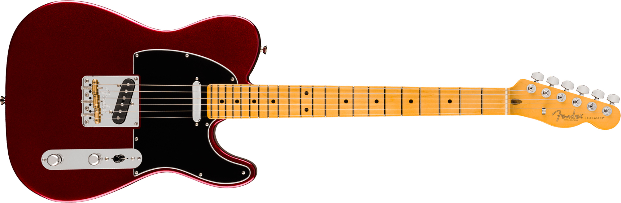 Fender Tele American Pro. Usa  2s Ht Mn - Oxblood - Televorm elektrische gitaar - Main picture