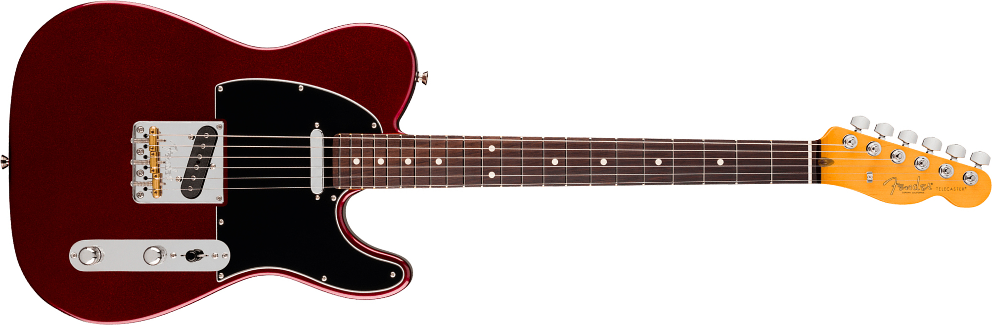 Fender Tele American Pro. Usa  2s Ht Rw - Oxblood - Televorm elektrische gitaar - Main picture