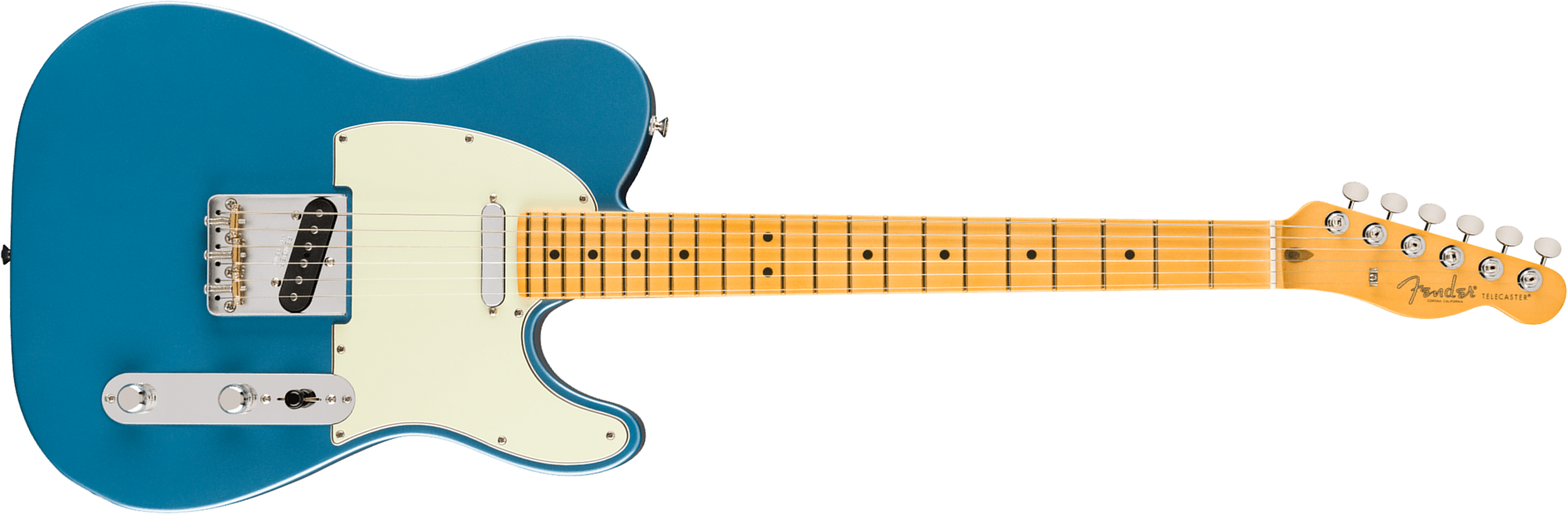 Fender Tele American Professional Classic Usa 2s Ht Mn - Faded Lake Placid Blue - Televorm elektrische gitaar - Main picture