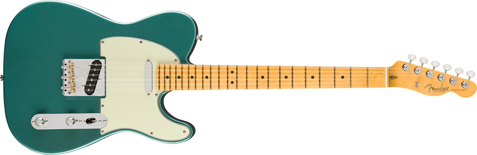 Fender Tele American Professional Classic Usa 2s Ht Mn - Faded Sherwood Green Metallic - Televorm elektrische gitaar - Main picture
