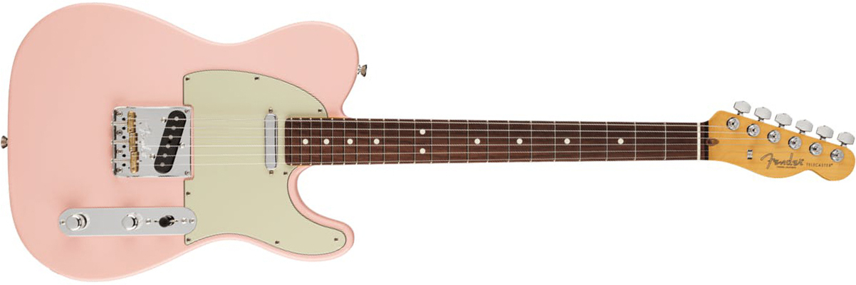 Fender Tele American Professional Ii Ltd Usa Rw - Shell Pink - Televorm elektrische gitaar - Main picture