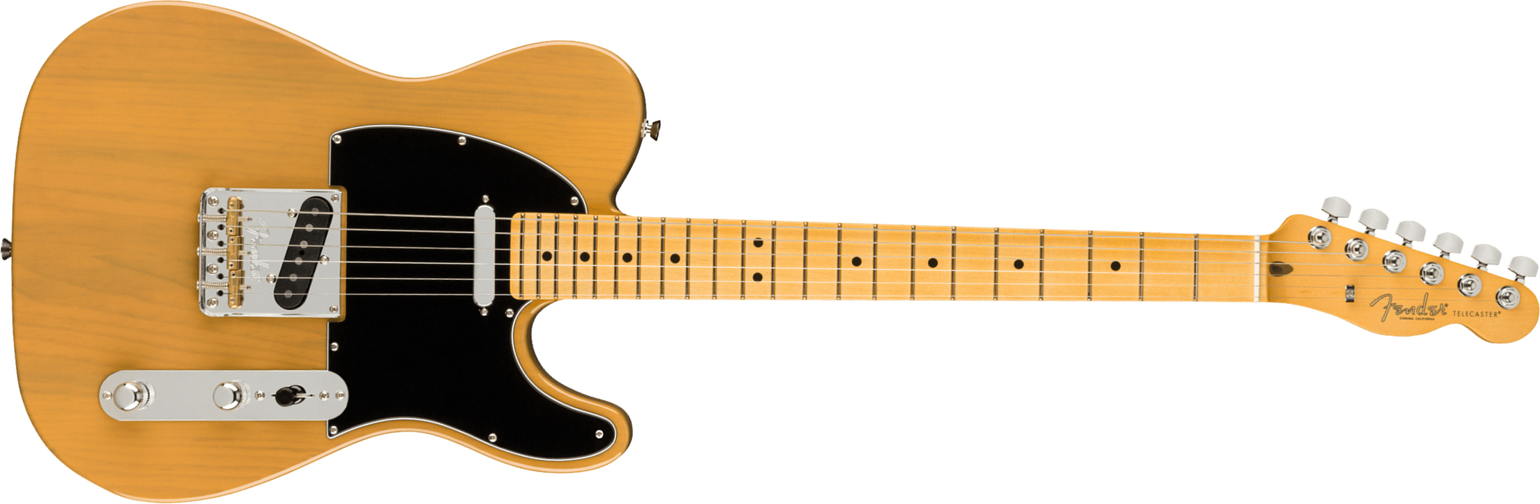 Fender Tele American Professional Ii Usa Mn - Butterscotch Blonde - Televorm elektrische gitaar - Main picture