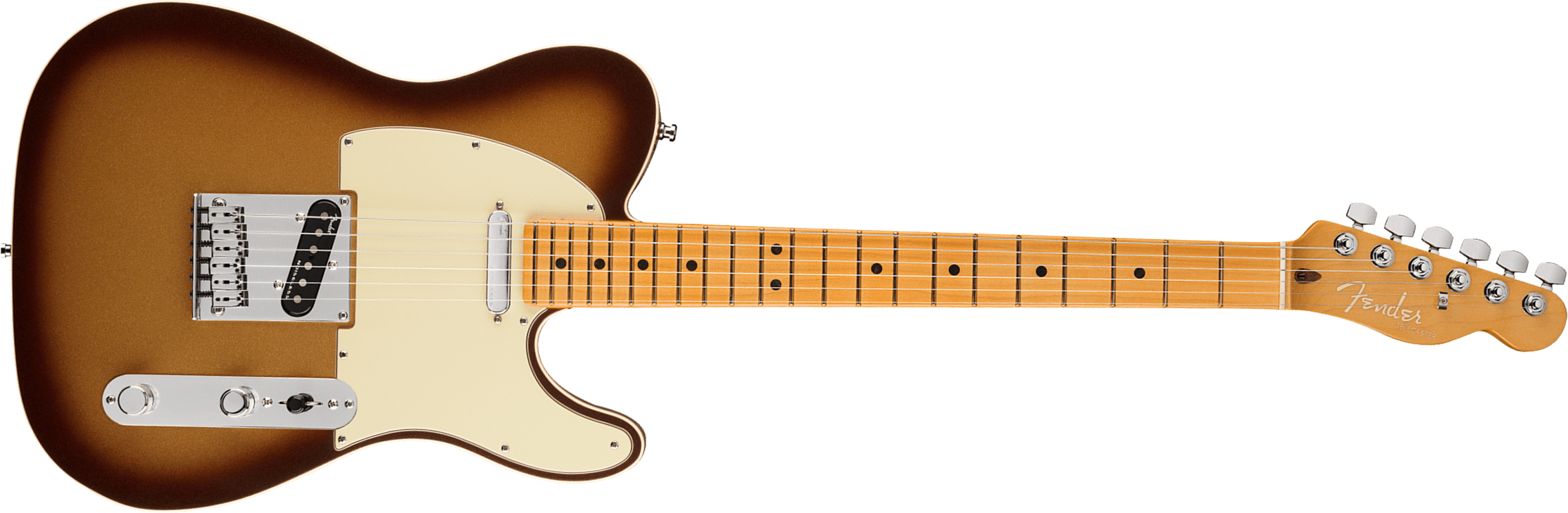Fender Tele American Ultra 2019 Usa Mn - Mocha Burst - Televorm elektrische gitaar - Main picture