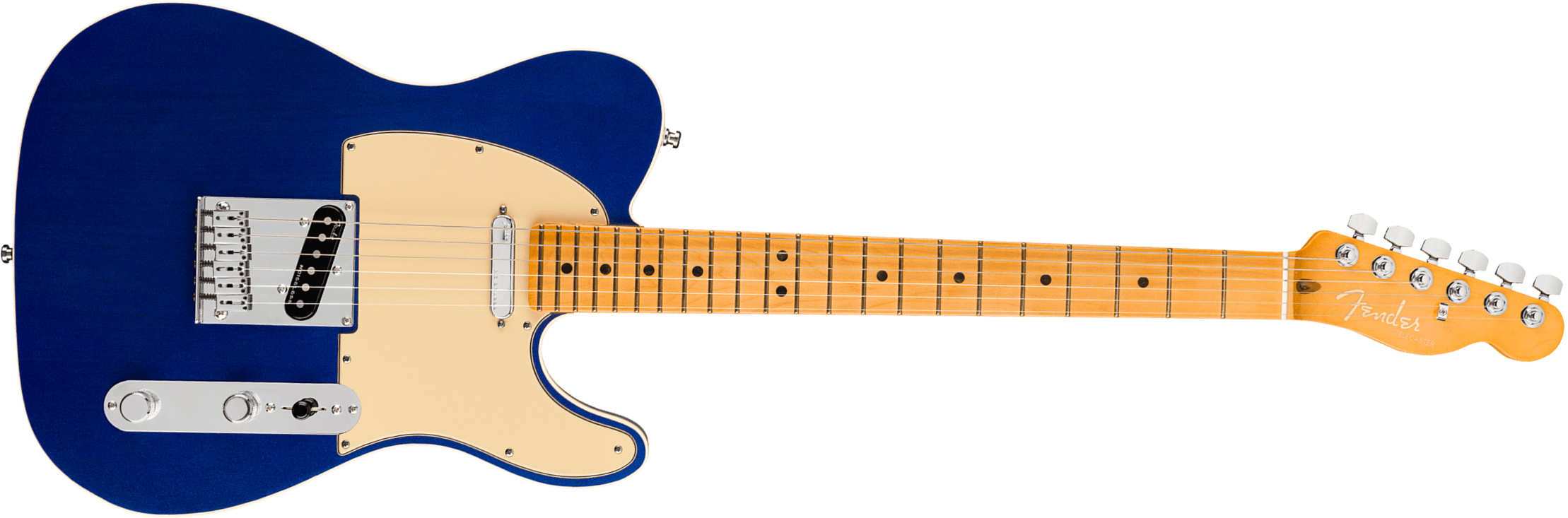 Fender Tele American Ultra 2019 Usa Mn - Cobra Blue - Televorm elektrische gitaar - Main picture