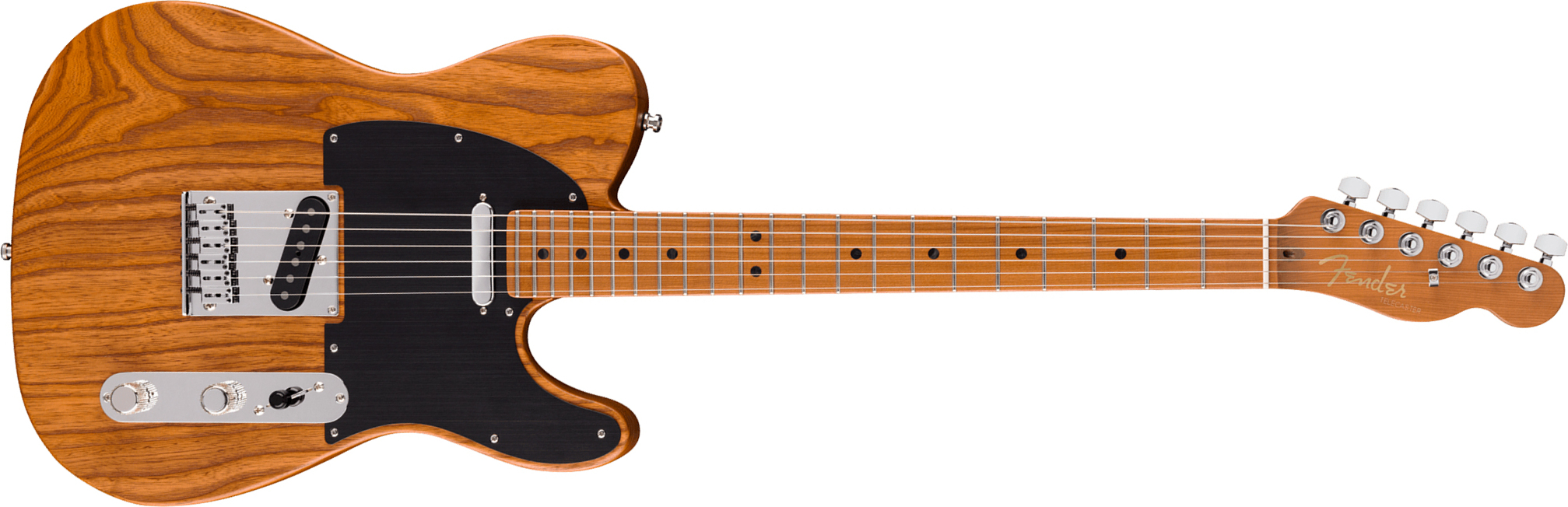 Fender Tele American Ultra Ii Ltd Usa 3s Custom Shop Ht Mn - Natural - Televorm elektrische gitaar - Main picture
