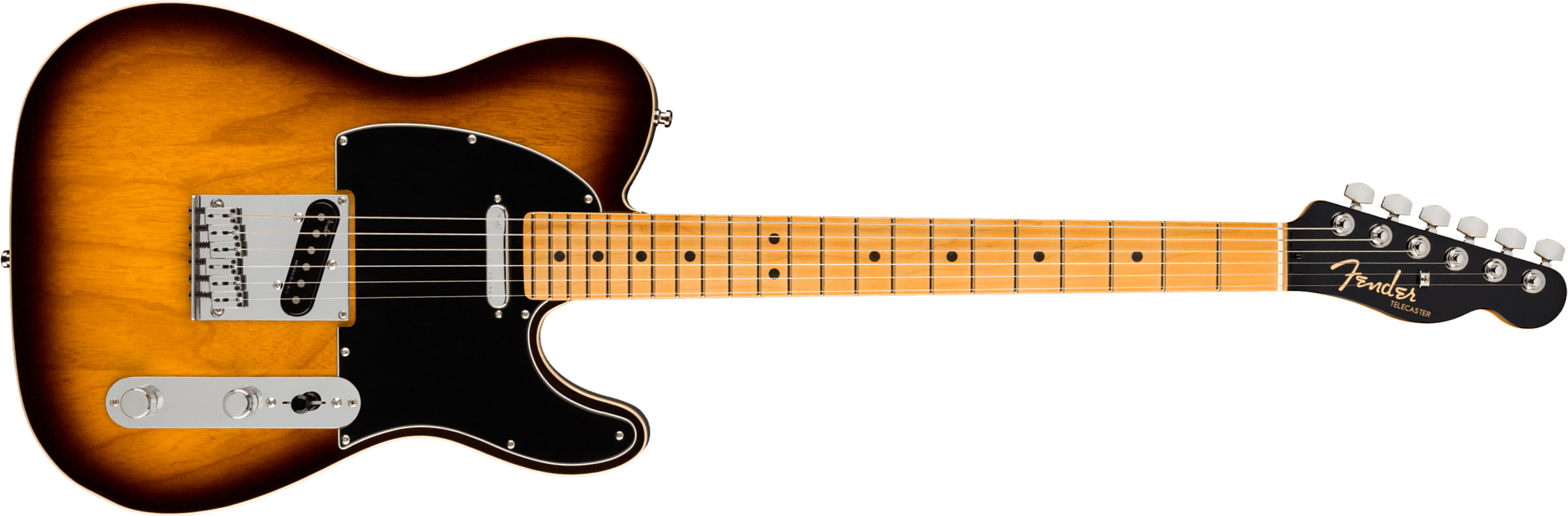 Fender Tele American Ultra Luxe Usa Mn +etui - 2-color Sunburst - Televorm elektrische gitaar - Main picture