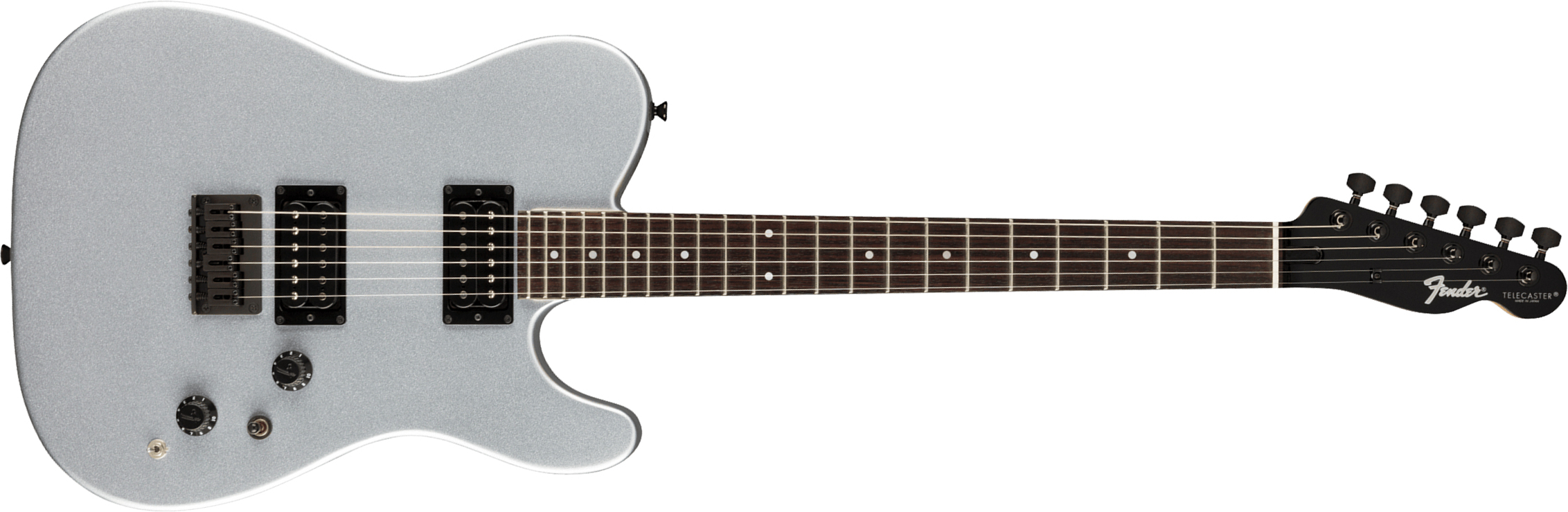 Fender Tele Boxer Hh Jap 2h Ht Rw +housse - Inca Silver - Televorm elektrische gitaar - Main picture