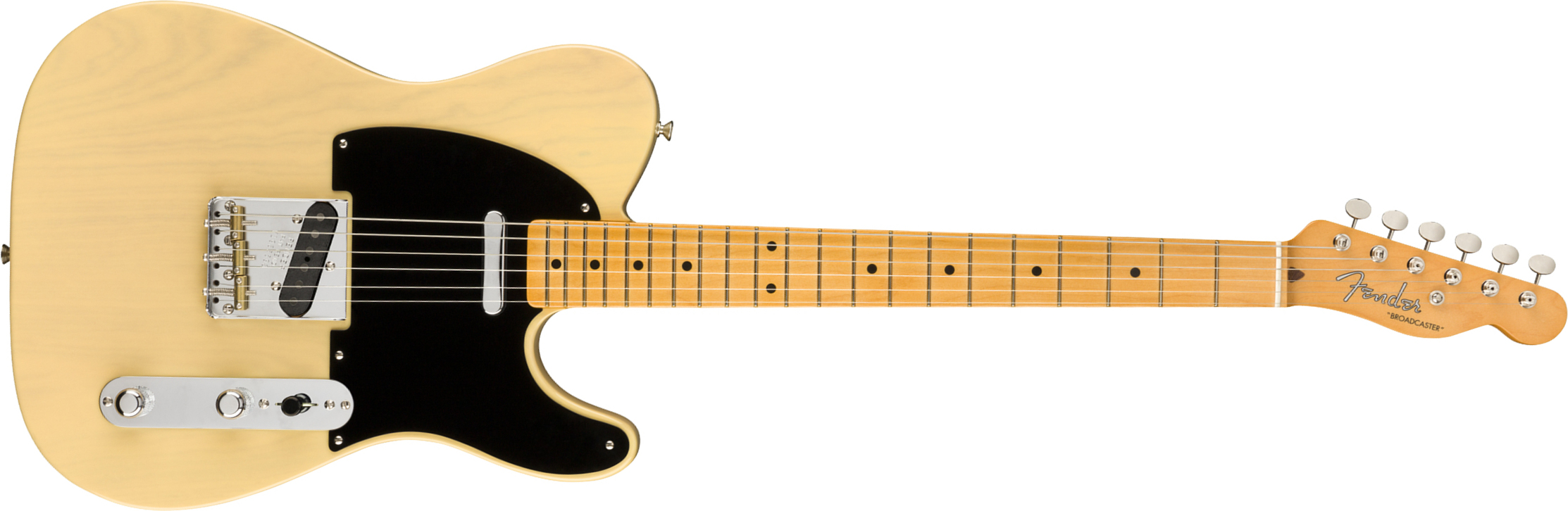 Fender Tele Broadcaster 70th Anniversary Usa Mn - Blackguard Blonde - Televorm elektrische gitaar - Main picture