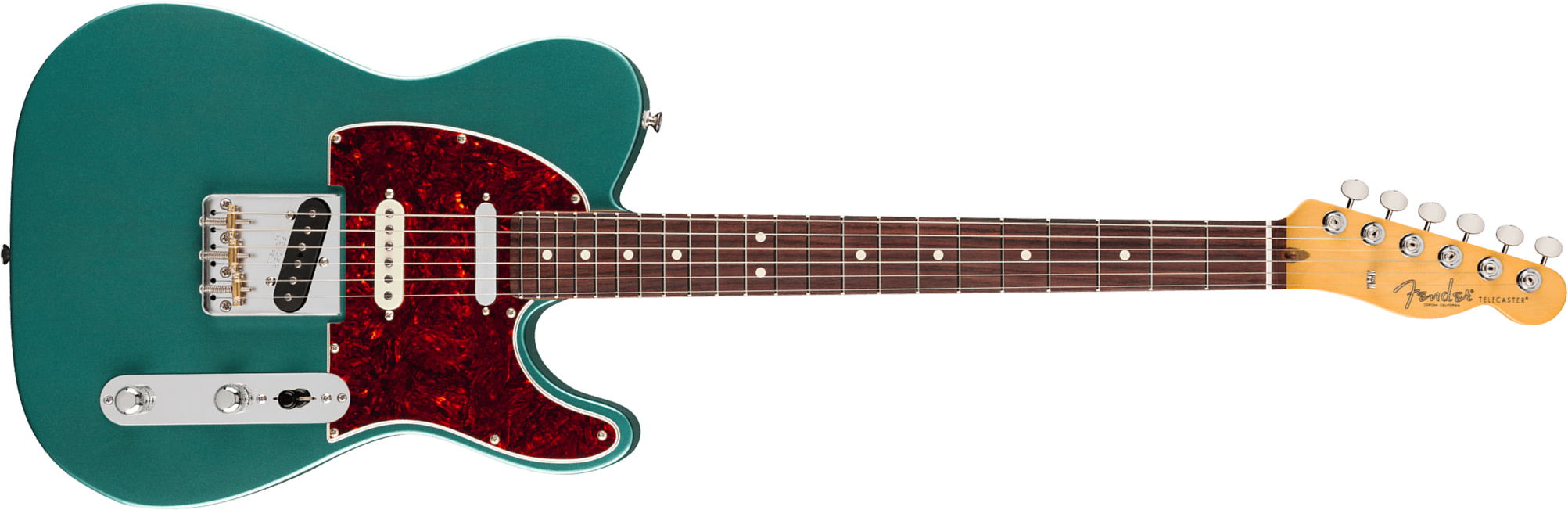 Fender Tele Classic Hotshot American Pro Usa 3s Ht Rw - Faded Sherwood Green Metallic - Televorm elektrische gitaar - Main picture