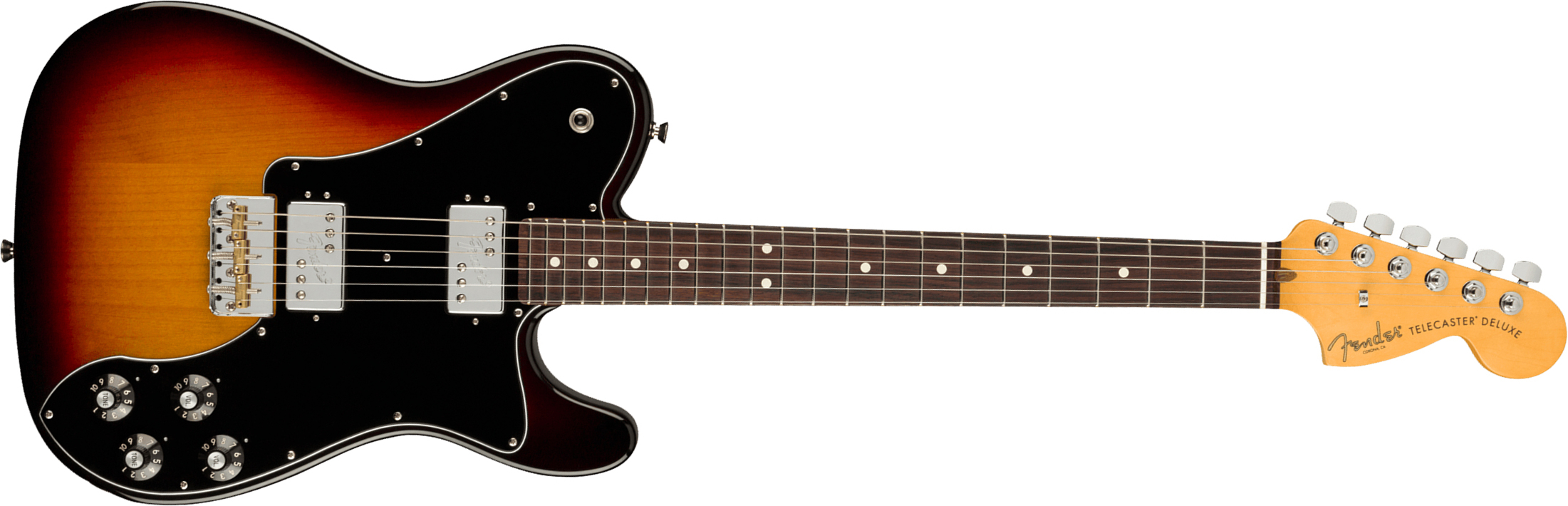 Fender Tele Deluxe American Professional Ii Usa Rw - 3-color Sunburst - Televorm elektrische gitaar - Main picture