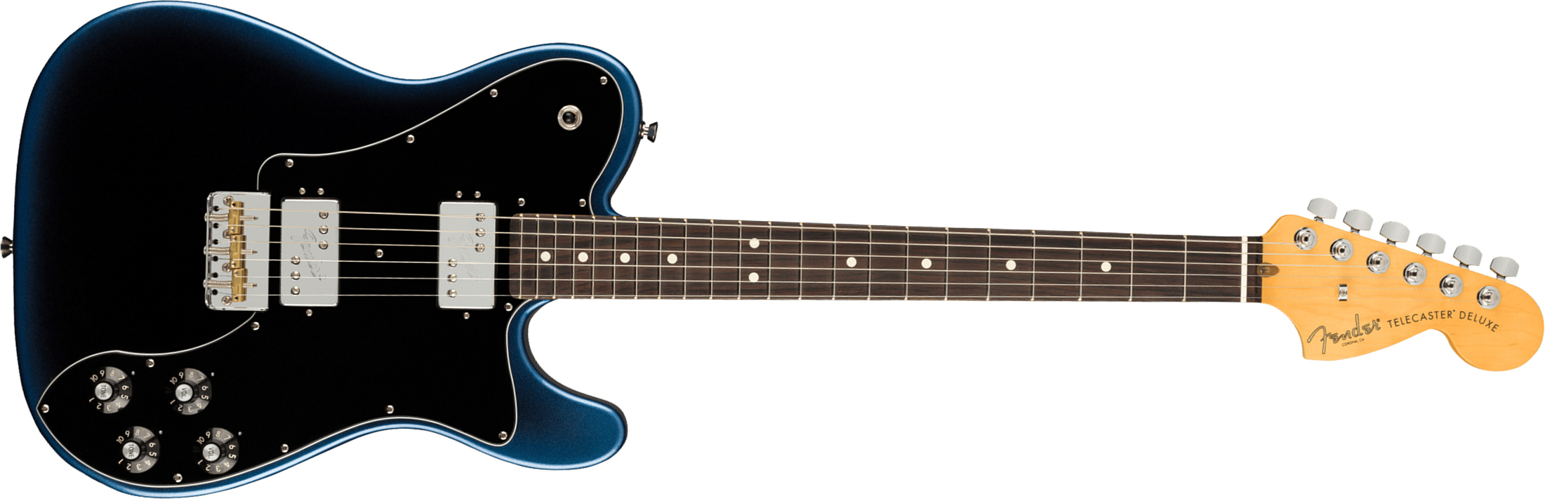 Fender Tele Deluxe American Professional Ii Usa Rw - Dark Night - Televorm elektrische gitaar - Main picture