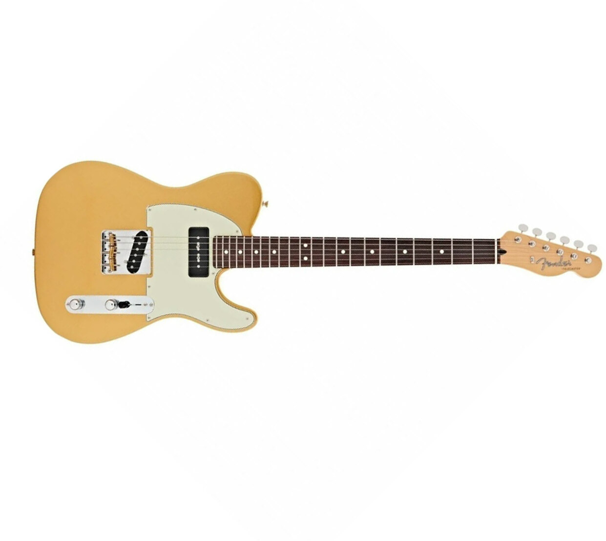 Fender Tele Hybrid Ii 90 Mij Jap S/p90 Ht Rw - Mystic Aztec Gold - Televorm elektrische gitaar - Main picture